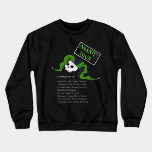 Insane in the Membrane (Green-Grey) Crewneck Sweatshirt